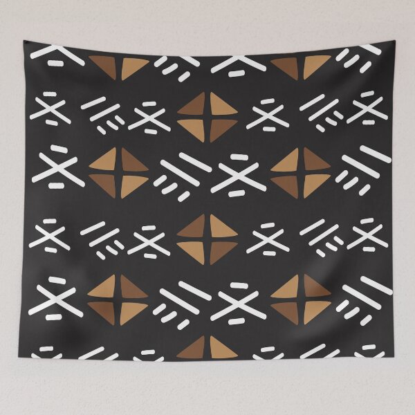 Item preview, Traditional Bogolan Pattern from Mali designed and sold by Wolagno.