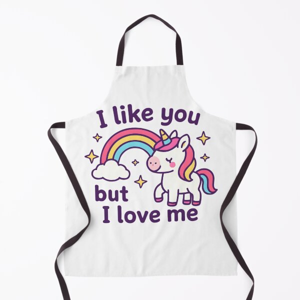 Item preview, I like you, but I love me unicorn rainbow designed and sold by uunaa.