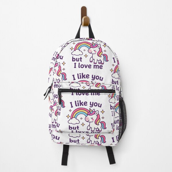 Item preview, I like you, but I love me unicorn rainbow designed and sold by uunaa.