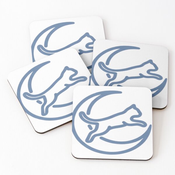 Item preview, Minimal Moon Cat Sticker – Cute Aesthetic Line Art Design designed and sold by Velora Design .