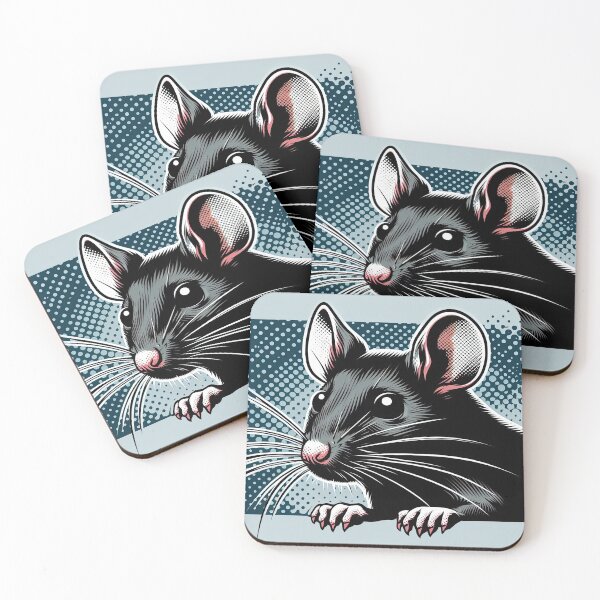 Item preview, Black Rat Pop Art Style designed and sold by artofuniverse.
