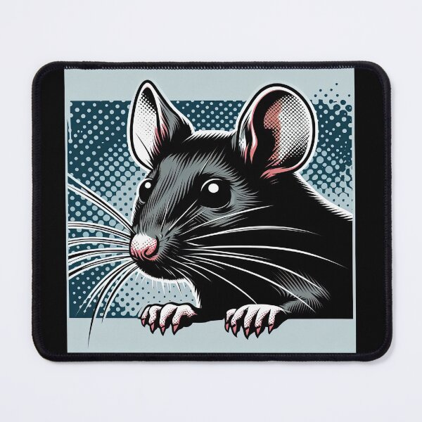 Item preview, Black Rat Pop Art Style designed and sold by artofuniverse.