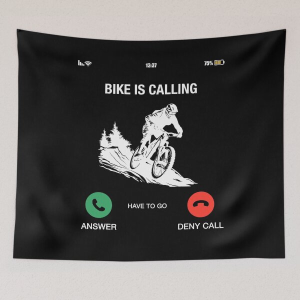 Item preview, My Bike Is Calling – Funny Cycling Design designed and sold by magziIIa.