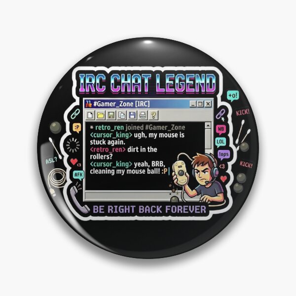 Item preview, Retro IRC Chat Cleaning Mouse Ball 90s  designed and sold by Oommen Studio .