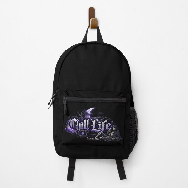 Item preview, Gothic Chill Life Skeleton – Dark Aesthetic Grim Reaper Relaxing designed and sold by SidTastic .