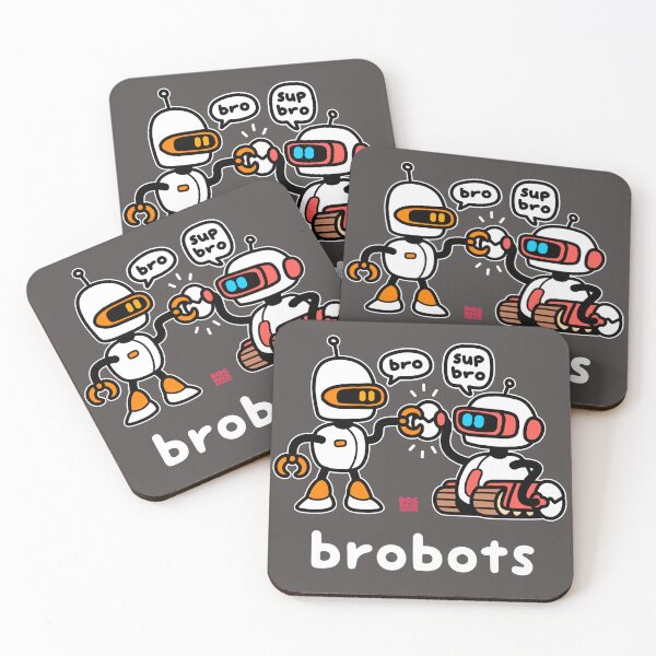 Item preview, Brobots (Dark) designed and sold by DocHackenbush.