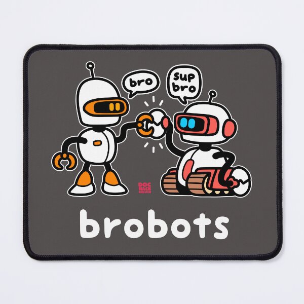Item preview, Brobots (Dark) designed and sold by DocHackenbush.