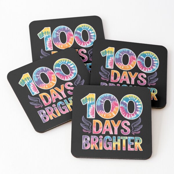 Item preview, 100 Days Brighter Tie Dye 100 Days Of School Student designed and sold by FaithAbbott.