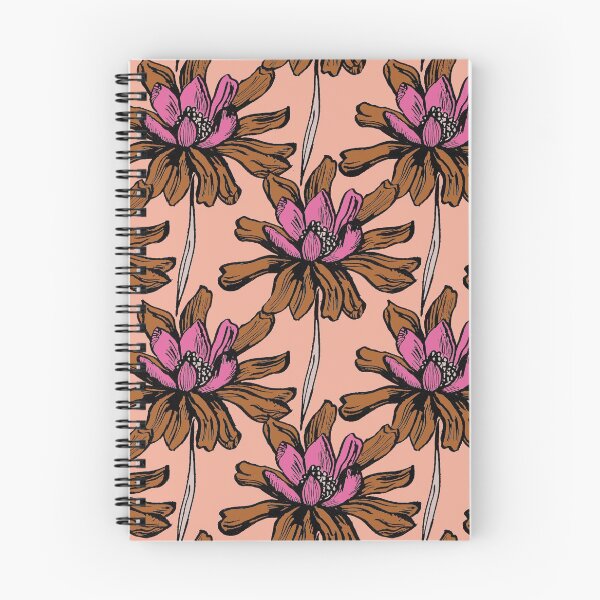 Item preview, Tinta dorada y rosa floral designed and sold by Pattern-Design.