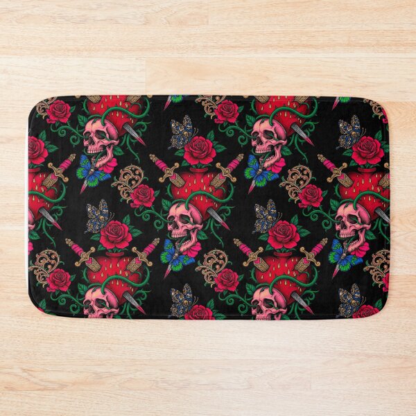 Item preview,  butterflies and knives. Tattoo Pattern | Ed Hardy Style | Lowbrow Pop Surrealism designed and sold by Piagor.