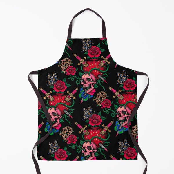 Item preview, butterflies and knives. Tattoo Pattern | Ed Hardy Style | Lowbrow Pop Surrealism designed and sold by Piagor.