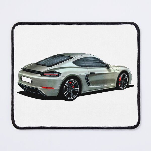 Item preview, Exclusive drawing legendary luxury sport car gray 718 Cayman S Type 982 designed and sold by Cars23.