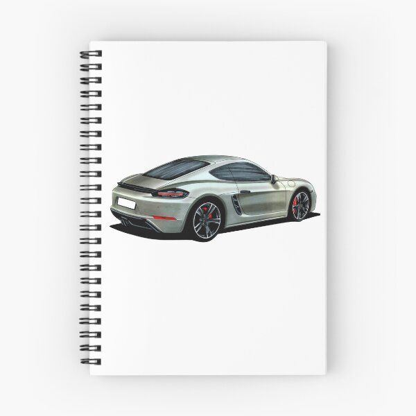Item preview, Exclusive drawing legendary luxury sport car gray 718 Cayman S Type 982 designed and sold by Cars23.