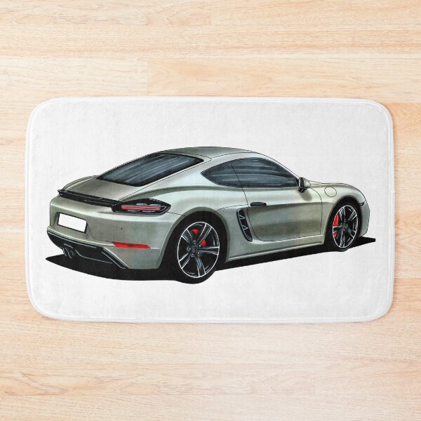 Item preview, Exclusive drawing legendary luxury sport car gray 718 Cayman S Type 982 designed and sold by Cars23.
