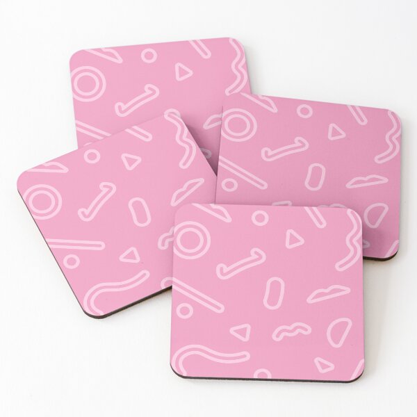 Item preview, Pink Tomodachi Pattern designed and sold by galaxydaydreams.