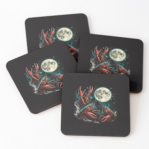 Item preview, Three Crawfish Moon Funny Cajun Crawfish Howling Parody Louisiana Humor designed and sold by kiralynstration.