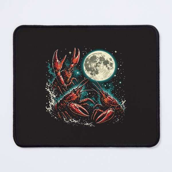 Item preview, Three Crawfish Moon Funny Cajun Crawfish Howling Parody Louisiana Humor designed and sold by kiralynstration.