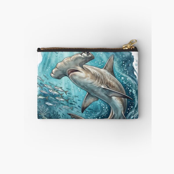 Item preview, Hammerhead Shark Sphyrna Reef Ecosystem Marine designed and sold by RubisLeaf.