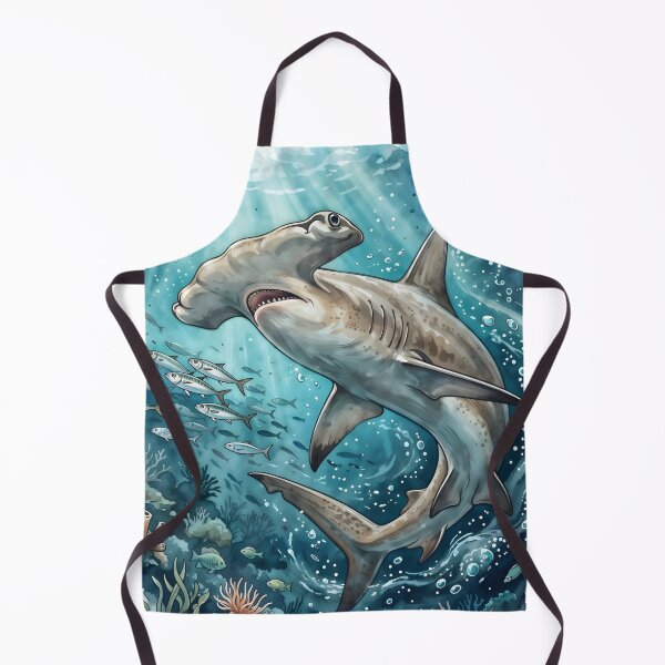 Item preview, Hammerhead Shark Sphyrna Reef Ecosystem Marine designed and sold by RubisLeaf.