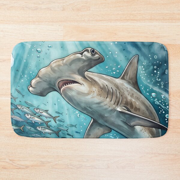 Item preview, Hammerhead Shark Sphyrna Reef Ecosystem Marine designed and sold by RubisLeaf.