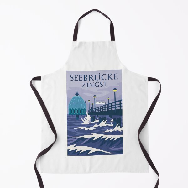 Item preview, Seebrücke Zingst Baltic Coast Poster designed and sold by Beyond Destinations.