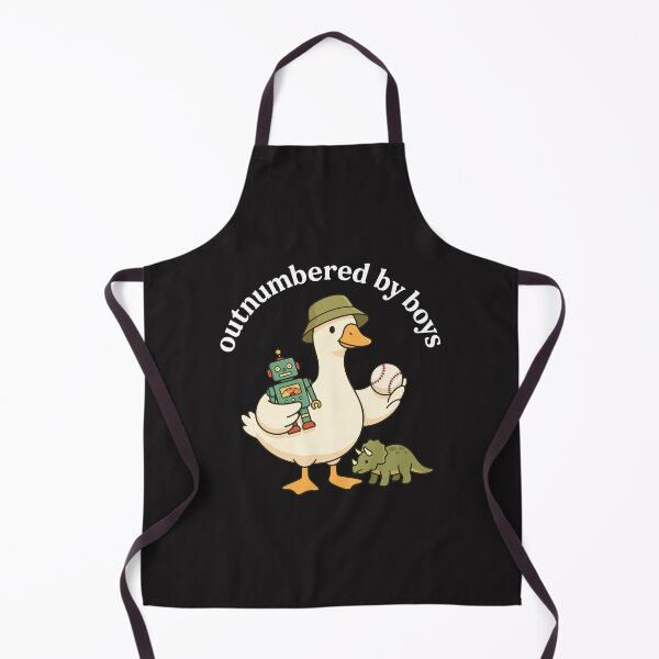 Item preview, Outnumbered By Boys Funny Mom Goose Mother Life Boy Mom Gift designed and sold by kiralynstration.