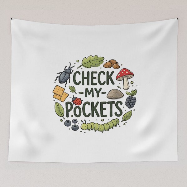 Item preview, Check My Pockets Funny Broke Humor Sarcastic Money Joke designed and sold by Designs That Speak ✨.