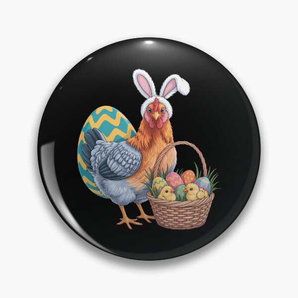Item preview, Cute Chicken & Bunny Ears Egg Easter Day designed and sold by FaithAbbott.