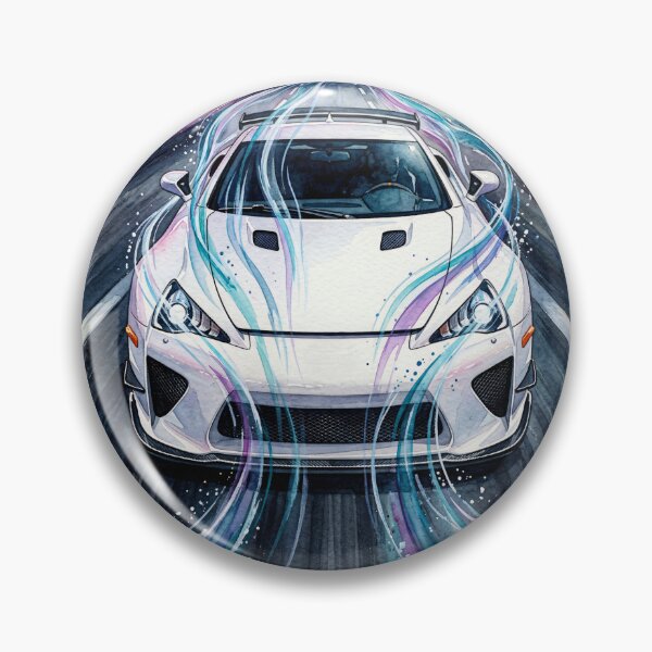Item preview, Watercolor city lights and high speed car designed and sold by RevUpDesign.
