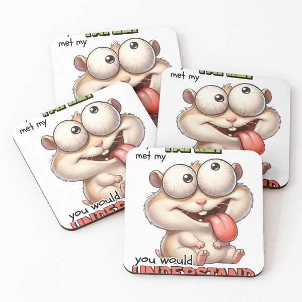 Item preview, If You Met My Family You Would Understand Funny Hamster Design – Sarcastic Humor Meme designed and sold by ColorFlick.