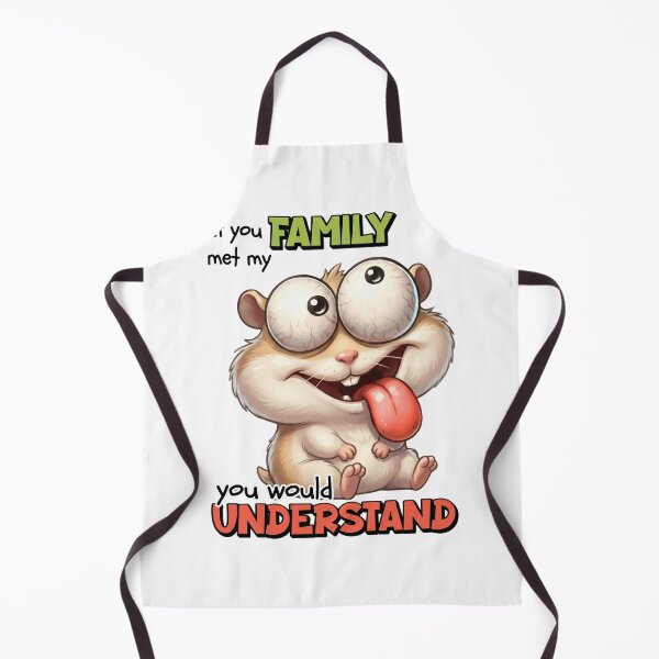 Item preview, If You Met My Family You Would Understand Funny Hamster Design – Sarcastic Humor Meme designed and sold by ColorFlick.