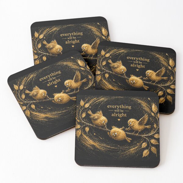 Item preview, Everything Will Be Alright – Golden Birds designed and sold by bymandyart.