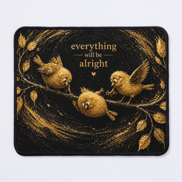 Item preview, Everything Will Be Alright – Golden Birds designed and sold by bymandyart.