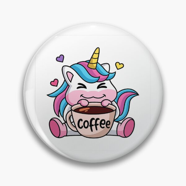 Item preview, Unicorn with coffee designed and sold by PeterPunkt.