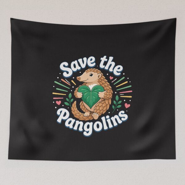 Item preview, Save The Pangolins Cute Pangolin Animal Lover Conservation Gift designed and sold by kiralynstration.
