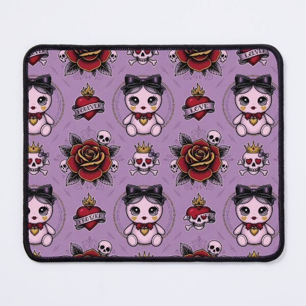 Item preview, Forever. Dark Tattoo Pattern | Ed Hardy Style | Lowbrow Pop Surrealism designed and sold by Piagor.