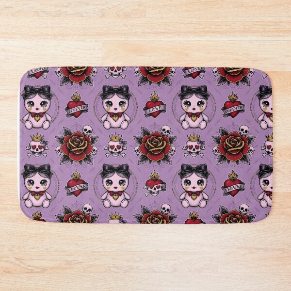 Item preview, Forever. Dark Tattoo Pattern | Ed Hardy Style | Lowbrow Pop Surrealism designed and sold by Piagor.