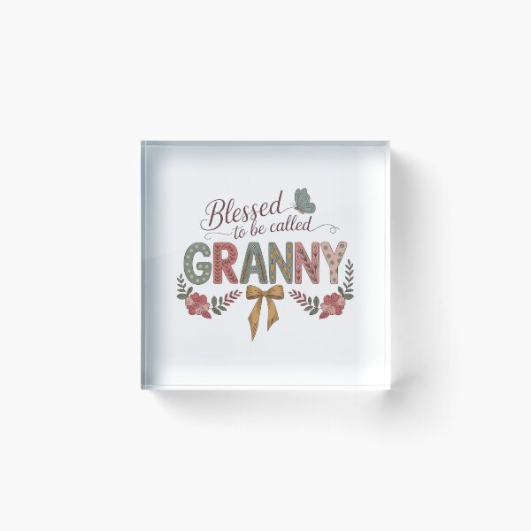 Item preview, Blessed to Be Called Granny Floral Mother's Day designed and sold by FaithAbbott.