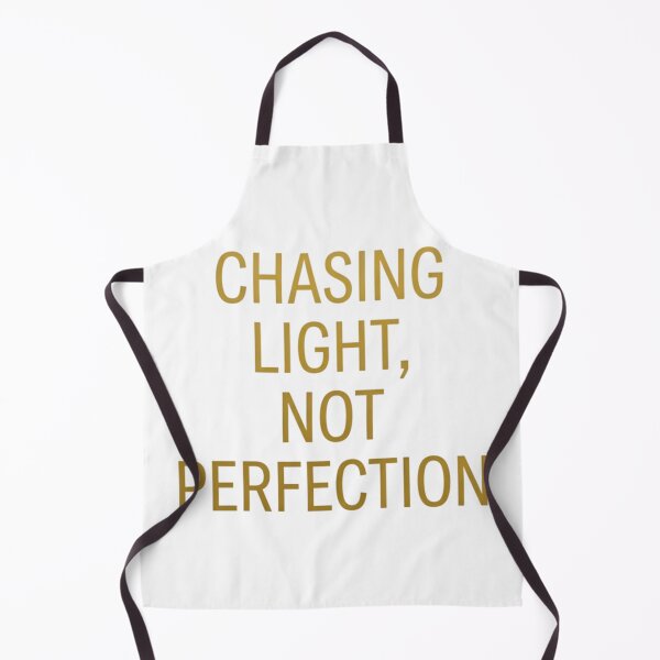 Item preview, Chasing Light Not Perfection Aesthetic Typography Art designed and sold by AlanyaArtX.