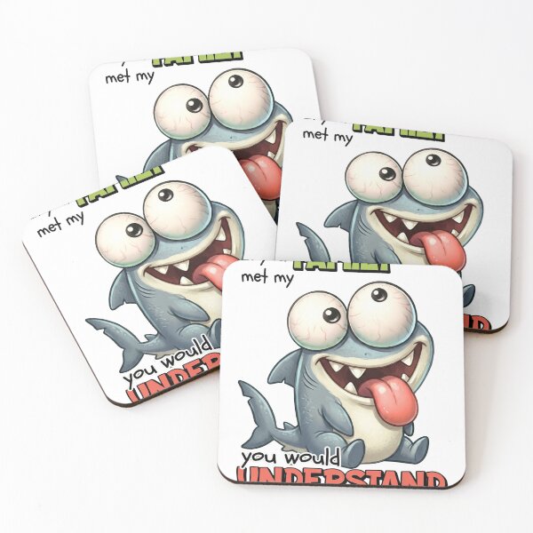 Item preview, If You Met My Family You Would Understand Funny Shark Design – Sarcastic Humor Meme designed and sold by ColorFlick.