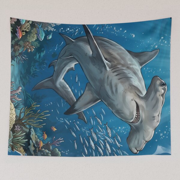 Item preview, Hammerhead Shark Carcharodon Carcharias Marine designed and sold by RubisLeaf.