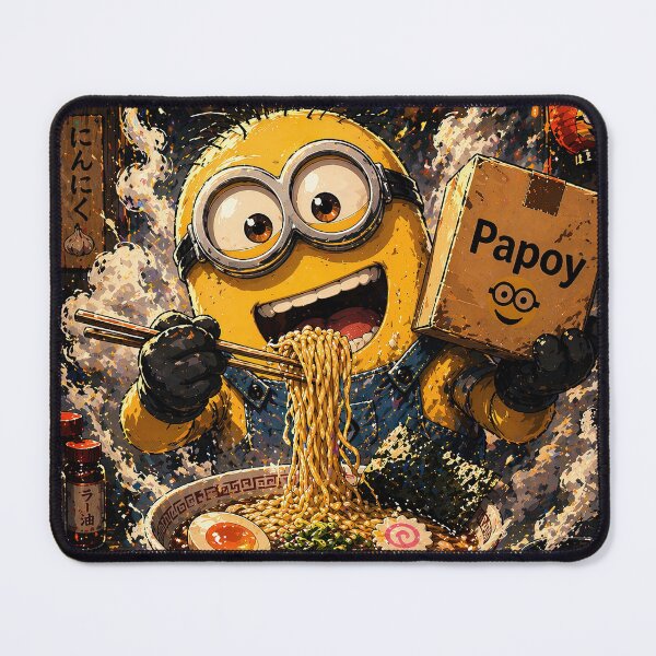 Item preview, Minion Eating Ramen With A Papoy designed and sold by Geralthewhite.
