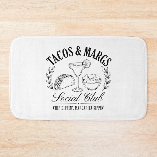 Item preview, Tacos and Margs Social Club Funny Chip Dippin Margarita Sippin Gift designed and sold by kiralynstration.
