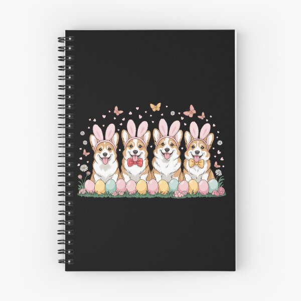 Item preview, Cute Corgi Dogs With Bunny Ears & Egg Basket Easter Day designed and sold by FaithAbbott.