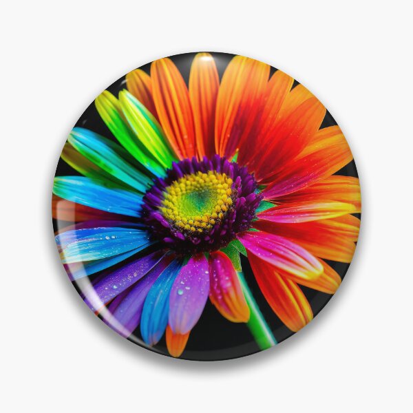 Item preview, Rainbow flower 2 designed and sold by AnnaHolyph.