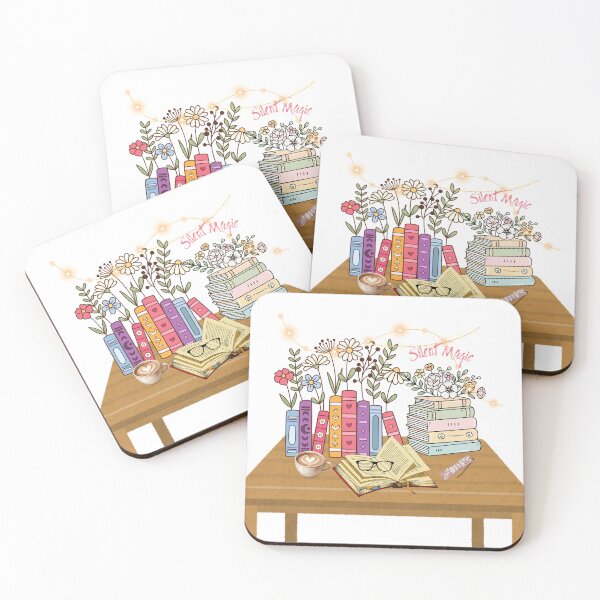 Item preview, Silent Magic Cozy Bookshelf Illustration designed and sold by Cutethings3.