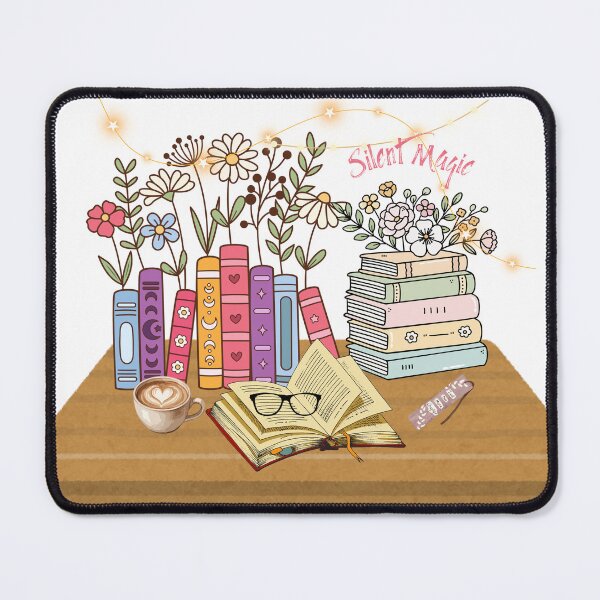 Item preview, Silent Magic Cozy Bookshelf Illustration designed and sold by Cutethings3.