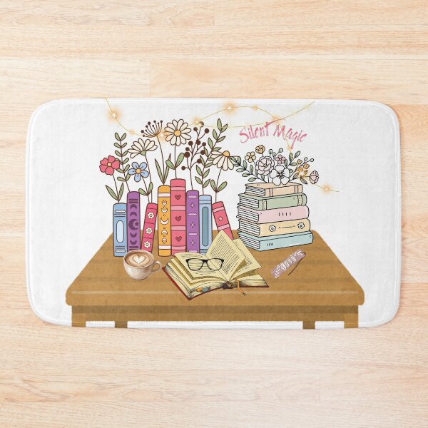 Item preview, Silent Magic Cozy Bookshelf Illustration designed and sold by Cutethings3.