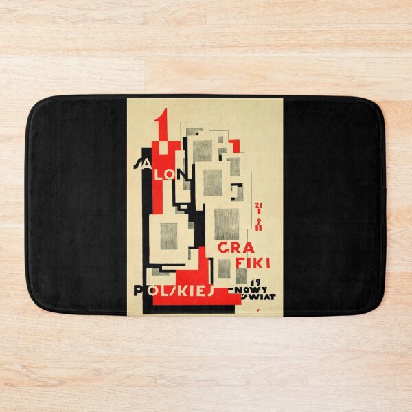 Item preview, Polish Graphics Salon Poster | Constructivist Art | Geometric Shapes & Bold Colors | Modern Art Design | Red Black White designed and sold by artofuniverse.