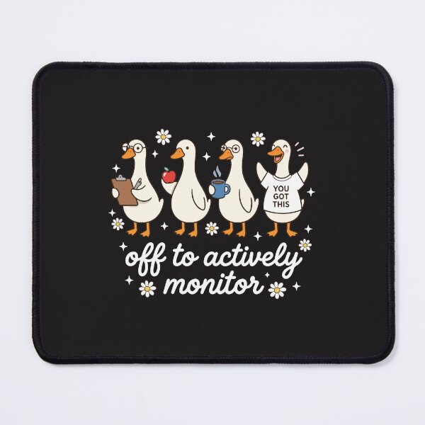 Item preview, Funny Teacher Goose Actively Monitoring Testing Day Exam Proctor Humor Gift designed and sold by kiralynstration.